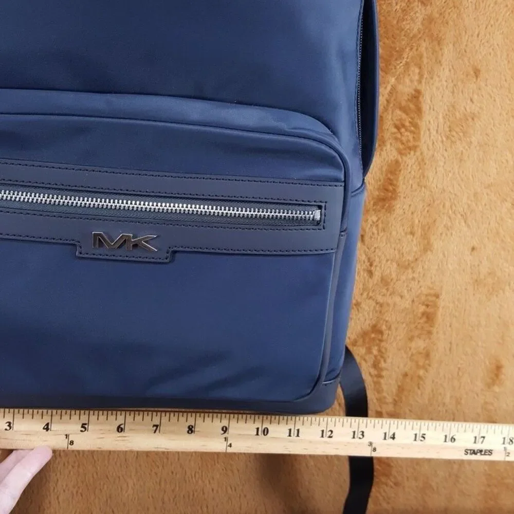 MICHAEL KORS Mens Backpack Blue Nylon MALONE $198